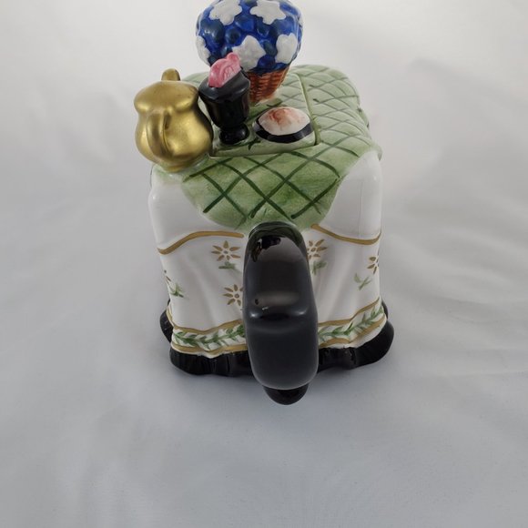 Houston Harvest Gift Products Table Design Teapot - Picture 3 of 8